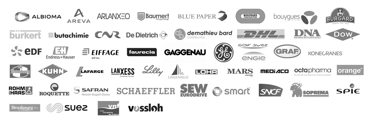 Logos des clients de CEDETI INGENIERIE