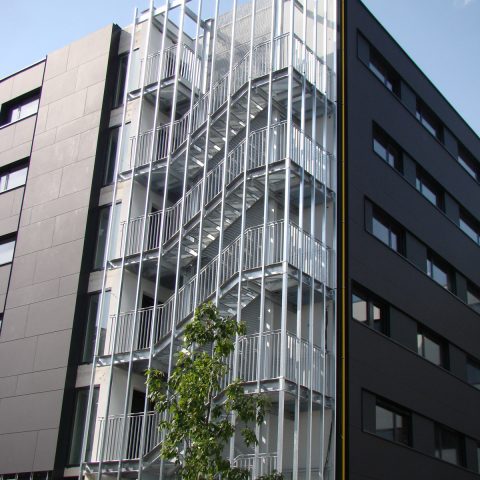 Escalier de secours – Logements étudiant à Strasbourg