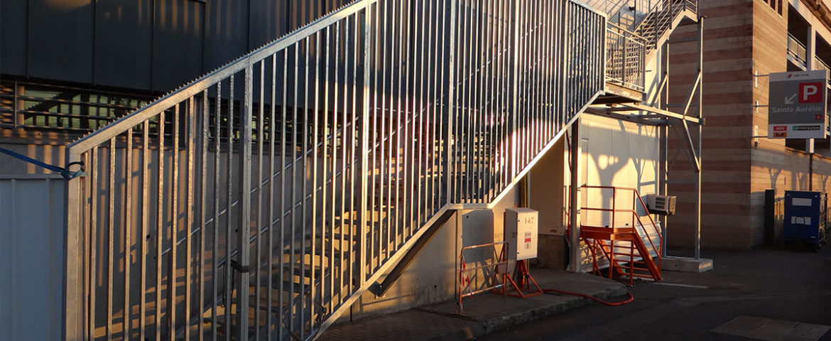 Gare de Strasbourg – Escalier métallique