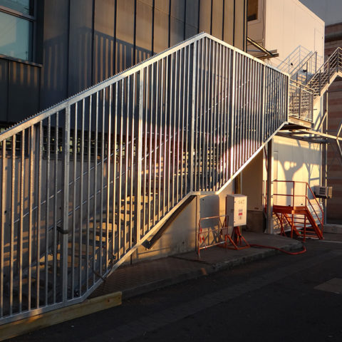 Gare de Strasbourg – Escalier métallique